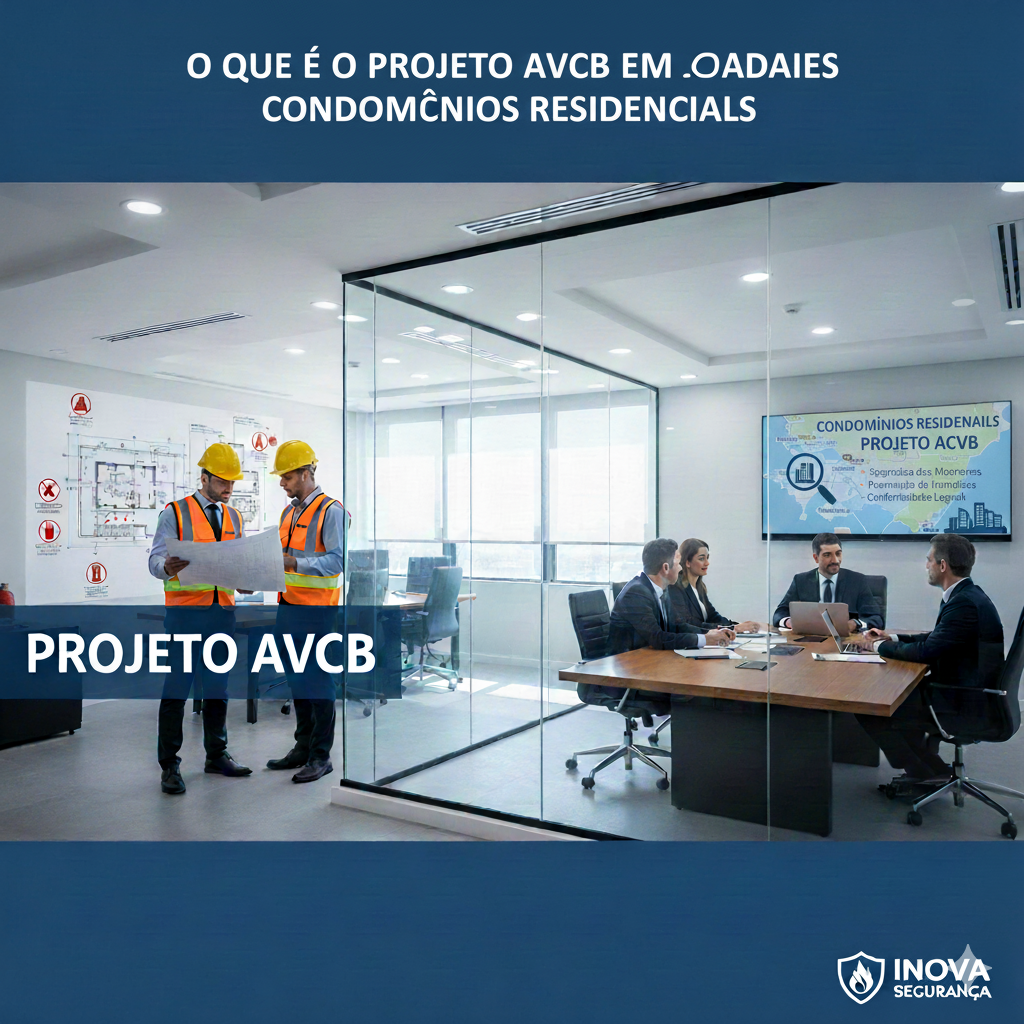 Projeto AVCB em condomínios residenciais responsabilidades do síndico